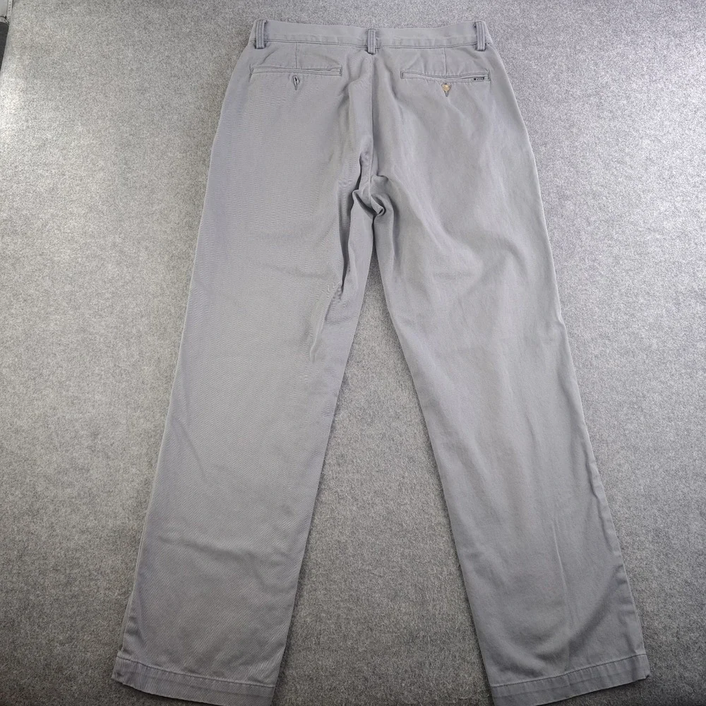 Polo Ralph Lauren Chino Pants Mens 32x30 Gray / Blue Solid Classic Fit Straight